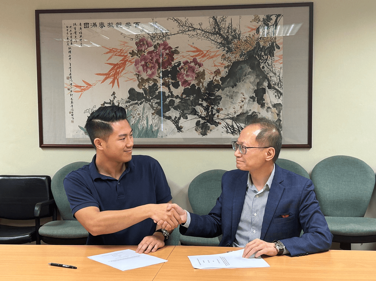 於培英中學啟動試點測試