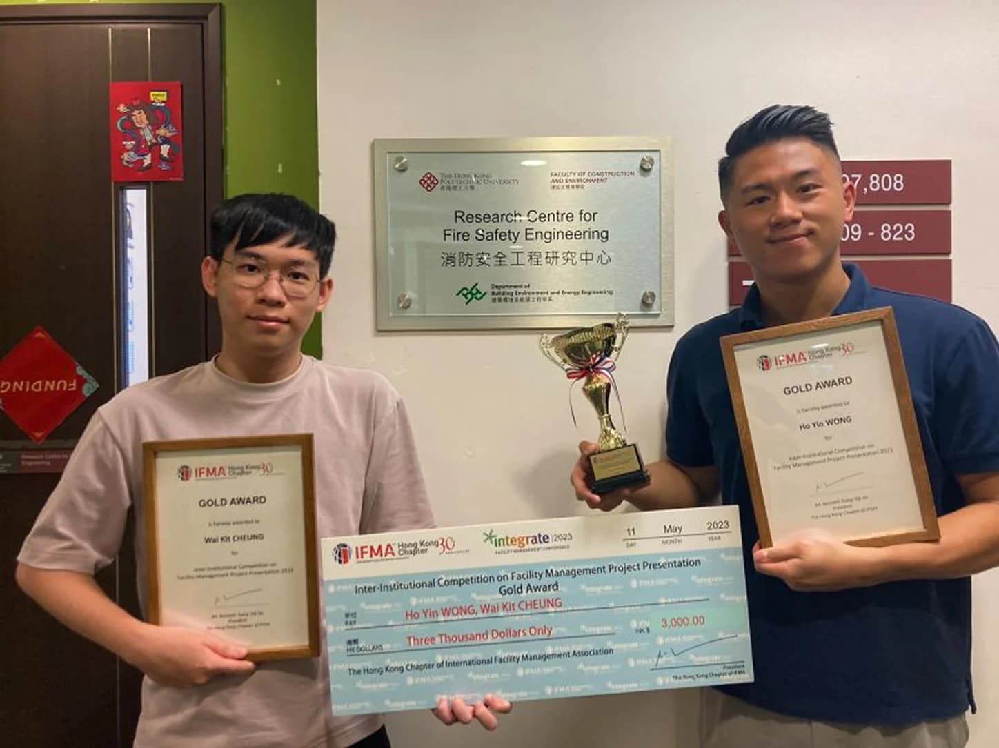 IFMA Gold Award and enter IFMA family