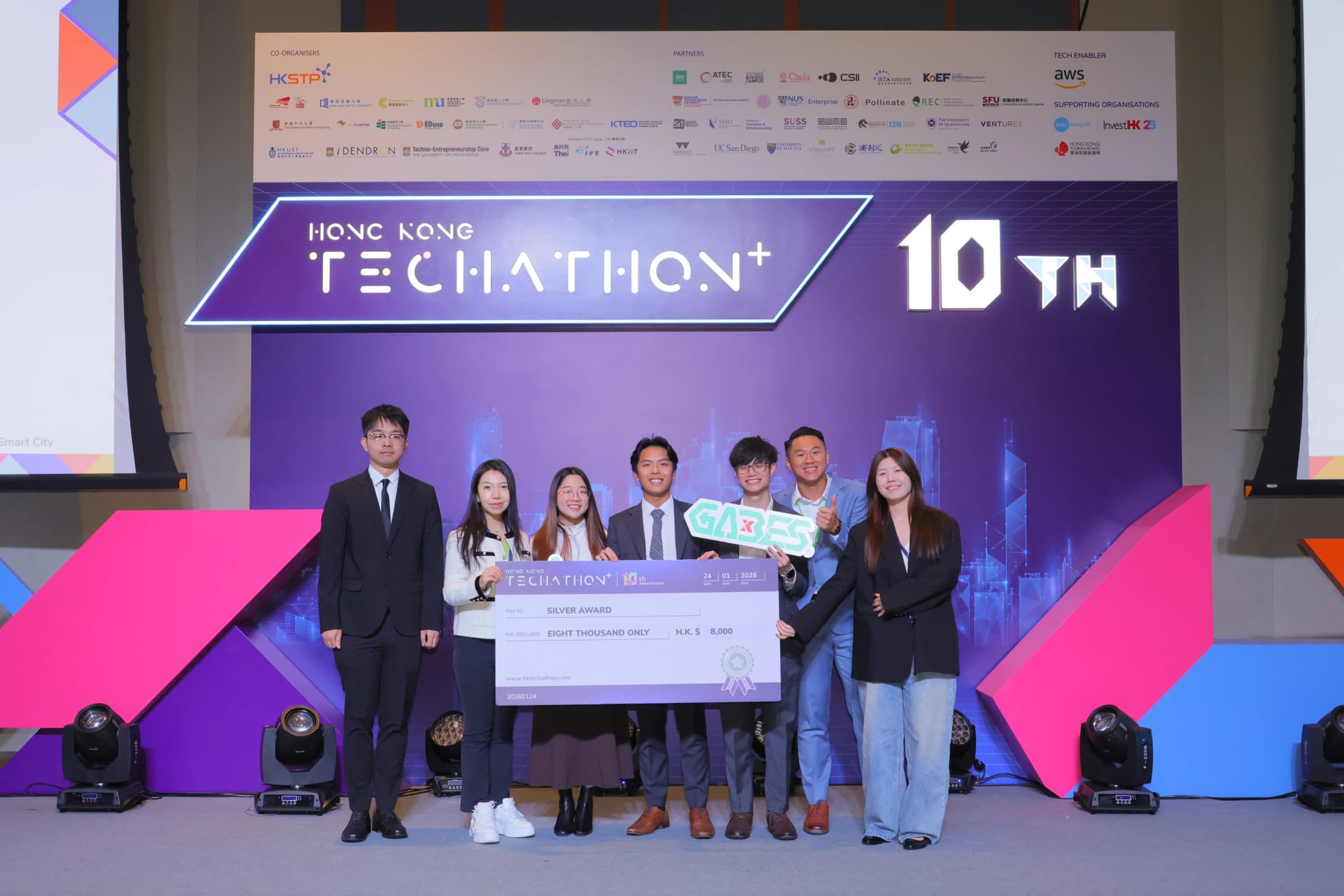 Hong Kong Techathon+ 2026 Silver Award in Digital Economy & Smart City (Open Group) Track